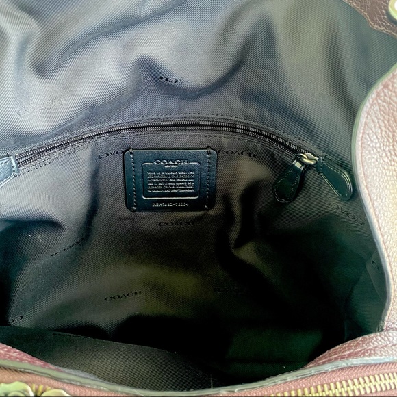 Coach Oxblood Gunmetal Dalton 31 Bag EUC - Picture 10 of 16